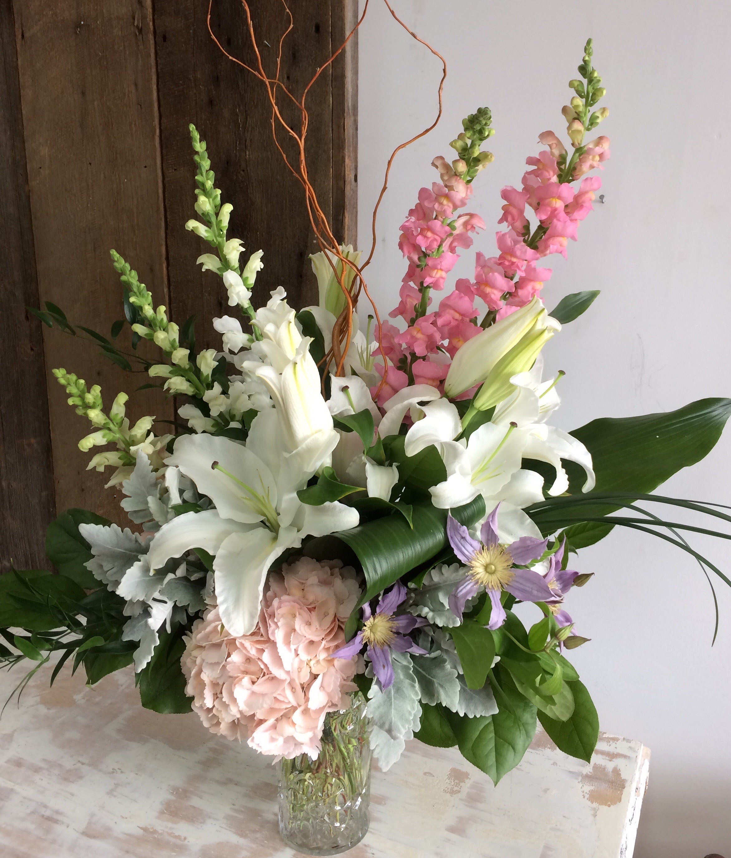 Lavish & Lovely ~ Vase Arrangement – The Village Green Flower Shop