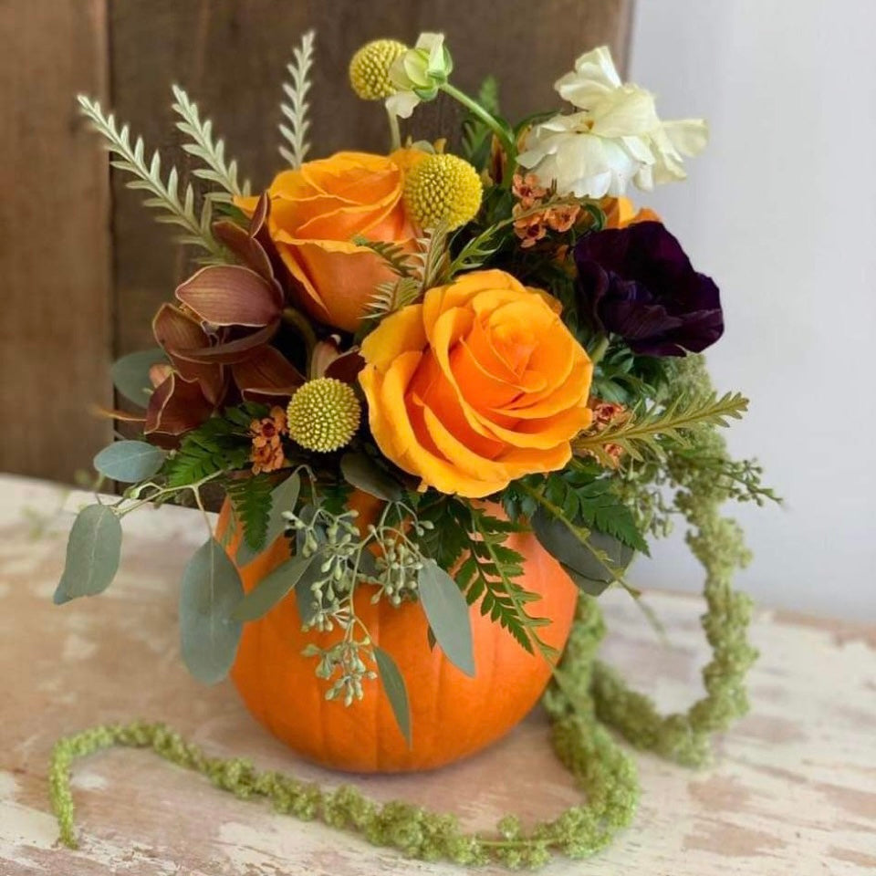 Thanksgiving Pumpkin Centrepiece