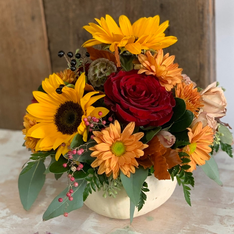 Thanksgiving Pumpkin Centrepiece