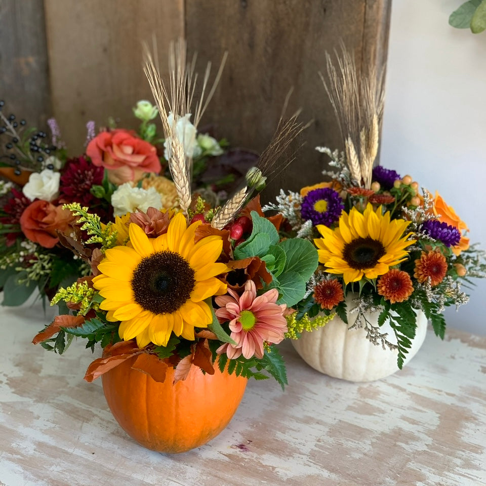 Thanksgiving Pumpkin Centrepiece