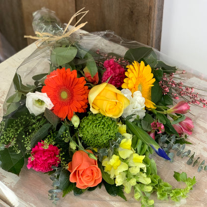 Loose Flower bouquet wrapped (small to medium) – The Village Green