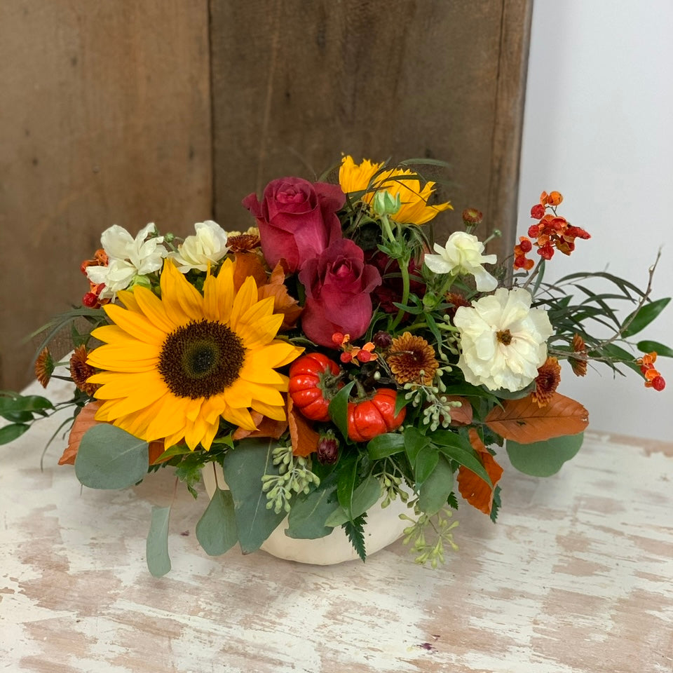 Thanksgiving Pumpkin Centrepiece